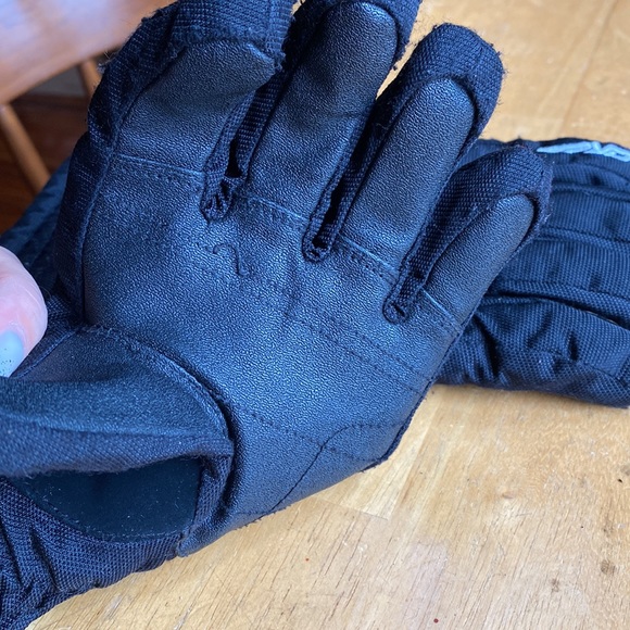 Spyder Black Gloves white Logo Spider w/ Web Palm LARGE pre-owned - Picture 11 of 14